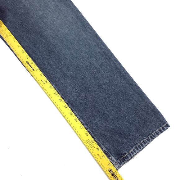 Levis 505 Jeans Mens 35x33 Regular Straight Fit Vintage Orange Tab Made In USA - Picture 6 of 9